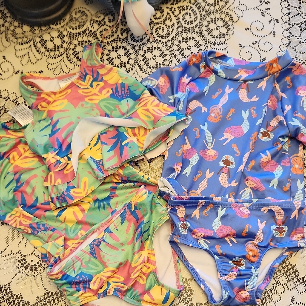 Colorful Kids Swimwear Set